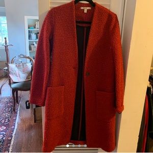 Zara rustic Red/orange long coat